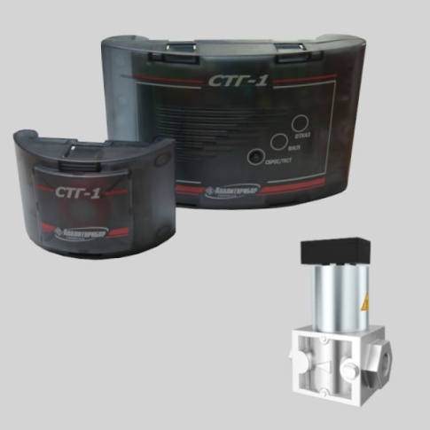 Фотография товара - Сигнализатор токсичных и горючих газов СТГ-1-1 с клапаном КЭГ-9720 Ду32 НЗ