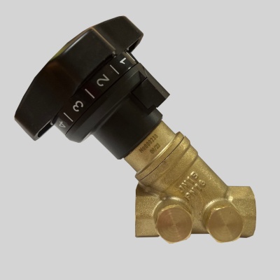 Фотография товара 3 Клапан балансировочный ручной латунь Ду 15 G1/2" Ру16 Тмакс=120 оС ВР Kvs=2.94м3/ч Benarmo