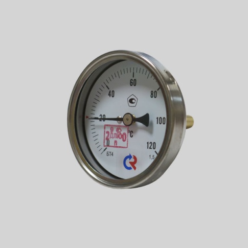 Фотография товара - Термометр биметаллический БТ-41.211(0-60С)G1/2.200.1,5