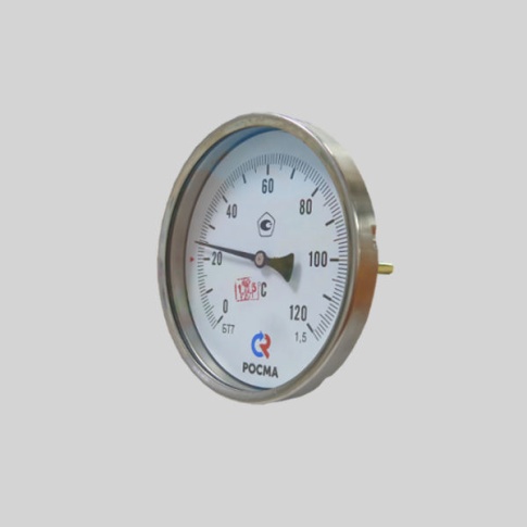 Фотография товара - Термометр биметаллический БТ 71  (0 +350) 64мм