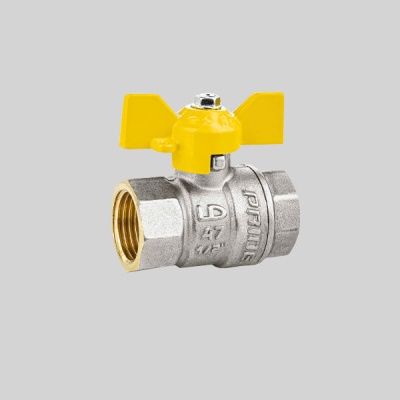 Фотография товара - Кран шаровый латунный для природного газа LD Pride 47.25.В-В.Б GAS