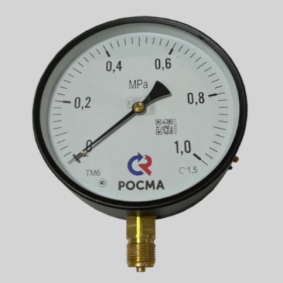 Фотография товара 1 Манометр показывающий технический ТМ-610Р.00(0-1МРа)G1/2.1,5