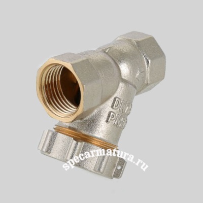 Фотография товара - Фильтр косой с заглушкой VALTEC VT.193.N.04 Ду15