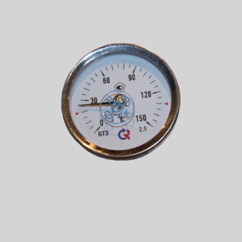 Фотография товара - Термометр биметаллический с пружиной БТ 30  (0-100С)