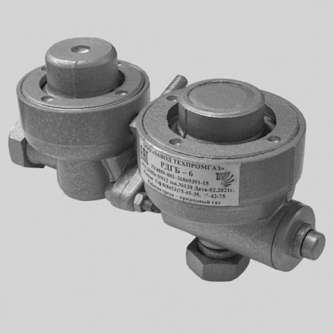 Фотография товара - Регулятор давления газа бытовой РДГБ-6