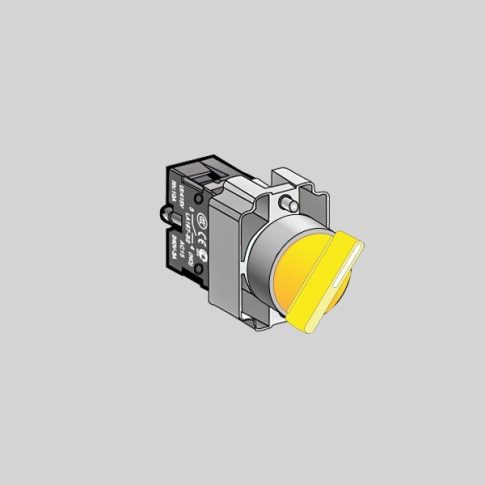Фотография товара - Селекторный переключатель с подсветкой MTB2-BK3563