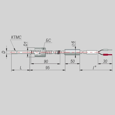 Фотография товара 1 Преобразователь термоэлектрический ДТПJ234-09.250/2,0К.1.ЕХI-Т1