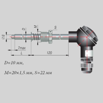 Фотография товара 1 Преобразователь термоэлектрический 2ДТПL095Л-0100.160