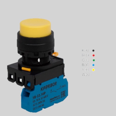 Фотография товара - Кнопка и переключатель KIPPRIBOR SB-22.BFE.20.K00