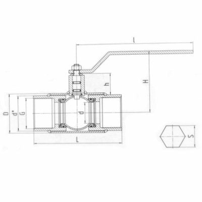 Фото оборудования 1 Кран газовый LD КШЦМ Ду 65