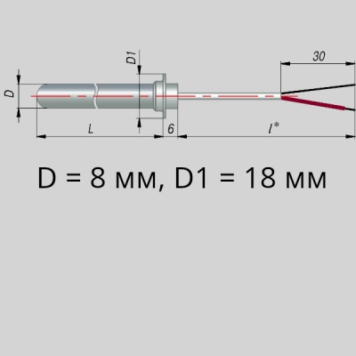 Фотография товара 1 Преобразователь термоэлектрический 2ДТПК104-00.100/1