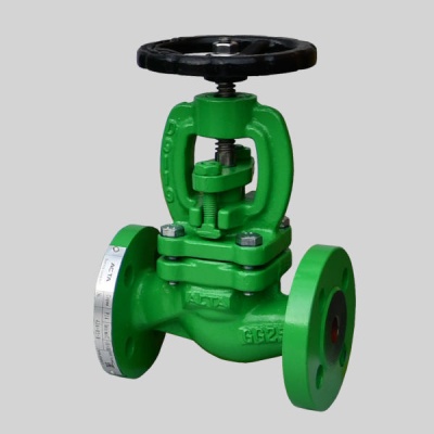 Фотография товара - Вентиль чугунный фланцевый АСТА Р14-080-16-01-300-Ф Ду80 Ру16