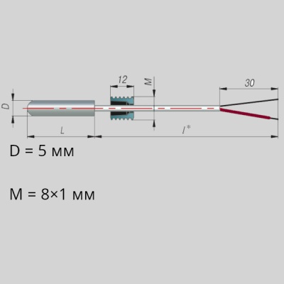 Фотография товара 3 Преобразователь термоэлектрический ДТПL034-00.25/10