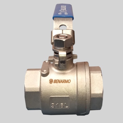 Фотография товара 4 Кран шаровый нержавеющий Ду8 Ру63 вн/вн полный проход