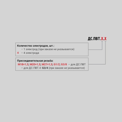 Фотография товара 2 Датчик уровня кондуктометрический ДС.ПВТ.4