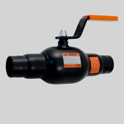 Фотография товара - Кран шаровый стальной под приварку БИВАЛ КШТ 13.032.40 С/С  Ду32