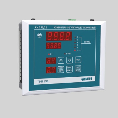 Фотография товара 1 Измеритель-регулятор универсальный шестиканальный ОВЕН ТРМ 136 И.Щ7