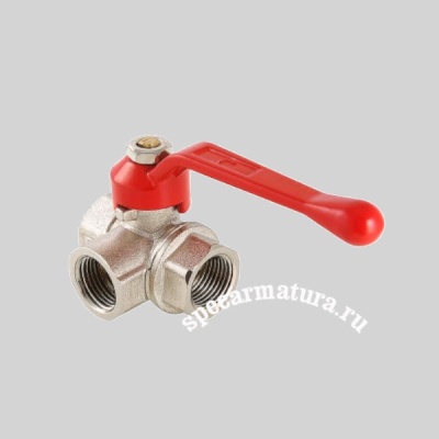 Фотография товара - Кран трехходовой VALTEC VT.360.N.04 Ду15