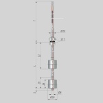 Фотография товара 1 Датчик уровня поплавковый ПДУ-2.2.100.50.К/1-ЕХ