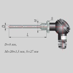 Фотография товара 1 Преобразователь термоэлектрический 2ДТПL105Л-0110.250