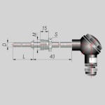 Фотография товара 1 Термопреобразователь сопротивления ДТС335-50П.В4.70.М22Х1,5