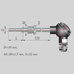 Фотография товара 1 Преобразователь термоэлектрический ДТПL045Л-0100.1600