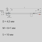 Фотография товара 1 Преобразователь термоэлектрический ДТПL644-00.13/0,5