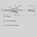 Фотография товара 1 Преобразователь термоэлектрический ДТПL064-00.250/2К