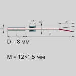 Фотография товара 1 Преобразователь термоэлектрический ДТПL044-10.30/12