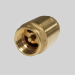 Фотография товара 4 Клапан обратный 1/2" латунь осевой Ду 15 Ру16 ВР диск латунь шток латунь SantechSystems