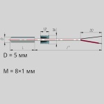 Фотография товара 3 Преобразователь термоэлектрический ДТПL034-00.25/10