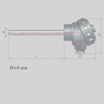 Фотография товара 1 Преобразователь термоэлектрический ДТПL015-0110.100.ЕХI-Т1