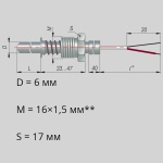 Фотография товара 1 Преобразователь термоэлектрический ДТПL124-10.10/2